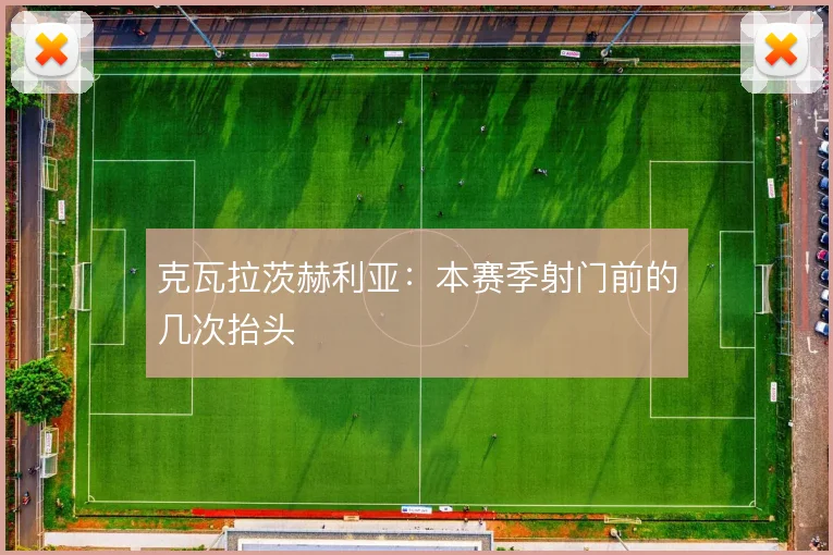 克瓦拉茨赫利亚:本赛季射门前的几次抬头